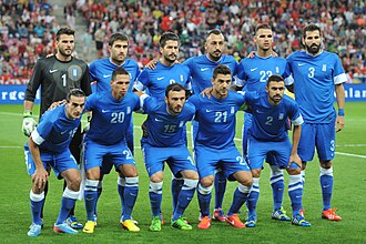 Greece national team in 2013
