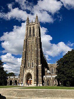 Duke Chapel at Duke University.