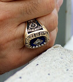Kasten's World Series ring