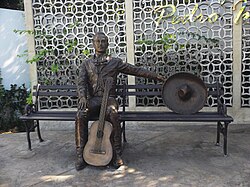 The statue of Pedro Infante in Mérida, Yucatán is a tribute to one of the 'Three Mexican Roosters' of Mexican music, along with Jorge Negrete and Javier Solís.