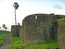 Madh Fort, built by the Portuguese