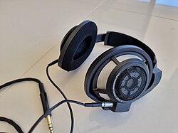 A Sennheiser-produced flagship open-back headphone, the HD800S