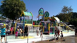 Kid's Kingdom, a play area for young children at Raging Waters Los Angeles