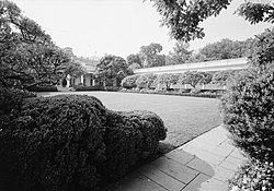 The White House Rose Garden after Mellon's landscaping