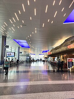Newest part of Terminal C, used exclusively by United Airlines, at George Bush Intercontinental Airport
