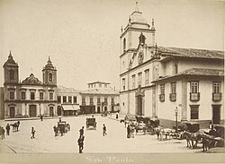 São Paulo in 1880 during the reign of Emperor Pedro II.