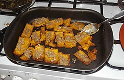 Polenta with bagna càuda