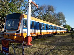 Tren de las Sierras railcar in Cosquín