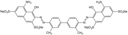 Trypan blue is an example of a direct dye, used for cotton.