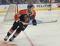 McKenna with the Medicine Hat Tigers in November 2024