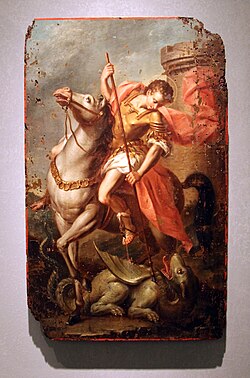 Greek icon (late 18th-early 19th century), painted by Nikolaos Kantounis, Athens, Greece