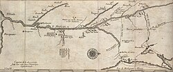 c. 1681 map of Marquette and Jolliet's 1673 expedition.