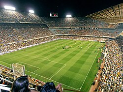 Valencia vs. Roma at the Mestalla in 2011