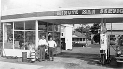 US service station c. 1950s
