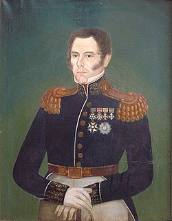 Bento Gonçalves, first President of the Riograndense Republic