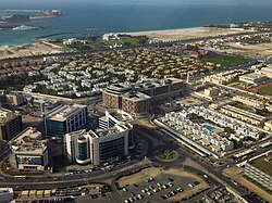 Dubai Media City is home to diverse news and tech companies.
