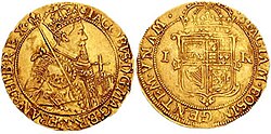 Scottish gold coin from 1609 to 1625