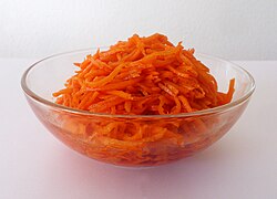 Morkovcha (Korean carrot salad)