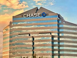 A Chase office center in Wilmington, Delaware, 2023