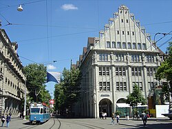 Bahnhofstrasse, looking north from Paradeplatz