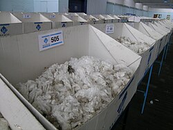 Merino wool samples for sale by auction, Newcastle, New South Wales