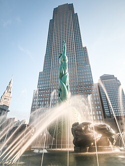Key Tower and the Fountain of Eternal Life by Marshall Fredericks