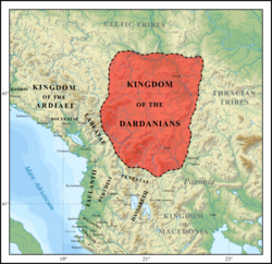 Kingdom of Dardania in the 3rd century BCE