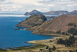 The intermontane basin surrounding Lake Titicaca