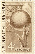 James Naismith on a 1961 stamp