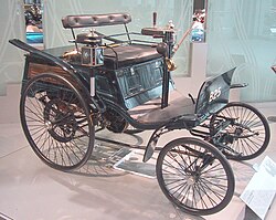 Benz introduced the Velo in 1894, becoming the first large scale production automobile.