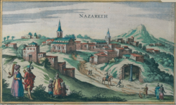 Nazareth, in 1657, by Jan Janssonius
