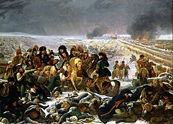 Napoleon on the field of Eylau