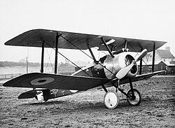 Royal Air Force Sopwith Camel. In April 1917, the average life expectancy of a British pilot on the Western Front was 93 flying hours.[324]