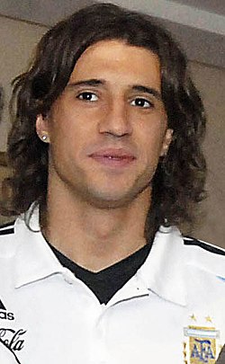 Crespo with Argentina in 2007