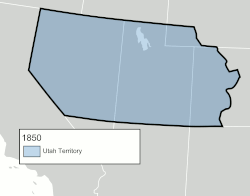 Utah Territory evolution 1850–1868
