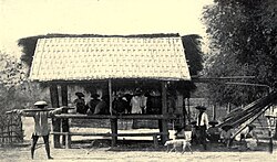 Balaua, the largest spirit house for anito among the Itneg people (1922, Philippines)