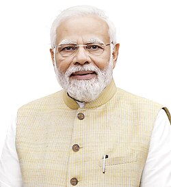 Current prime minister of India, Narendra Modi is often considered as a right-wing leader, who follows the ideology of Hindutva, a right-wing Hindu nationalist political ideology.