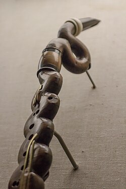 The serpentine bass clarinet by Papalini, 1820