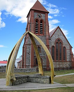 The cathedral and whalebone arch