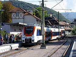 SWEG local train on the Münstertal branch line