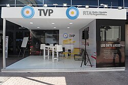 TV Pública booth at La Rural exhibition in 2015