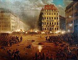 The May Uprising in Dresden in 1849
