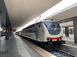 A push-pull train at Napoli Centrale