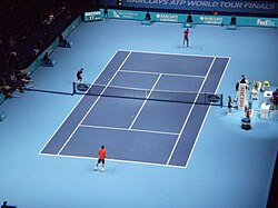 Federer and Nadal met in the finals of the Year-end championships for the first time in 2010.