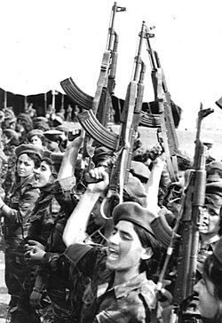 Syrian soldiers in 1980