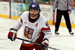 Hockey player Jaromír Jágr has the second-most points in NHL history, after Wayne Gretzky.[275]