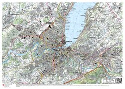 Map of Geneva, 1:50,000