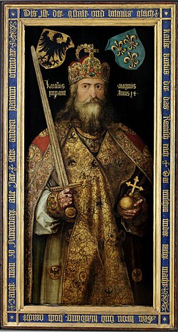 Charlemagne is called the "Father of Europe" by many historians for his influence on the Middle Ages and on the territory he ruled in Europe. He is seen as a founding figure by multiple European states, and several historical royal houses of Europe trace their lineage back to him. Charlemagne has been the subject of artworks, monuments and literature during and after the medieval period.