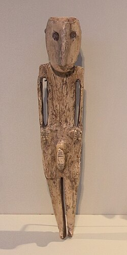 Levant Chalcolithic male figurine, 4500-3500 BC