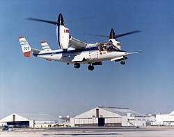 XV-15 experimental tiltrotor, 1980